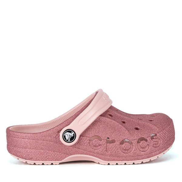 Crocs Natikači Crocs BAYA GLITTER CLOG KIDS 207015-6SR Roza