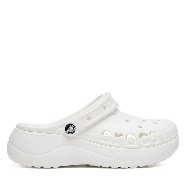 Crocs Natikači Crocs BAYA PLATFORM CLOG 208186-100 Bela