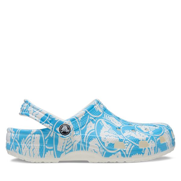 Crocs Natikači Crocs Classic Duke Print Clog 210003 Modra