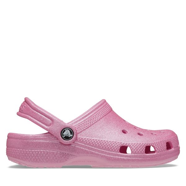 Crocs Natikači Crocs Classic Glitter Clog K 206993 Roza