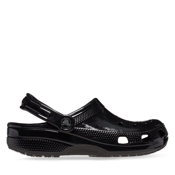 Crocs Natikači Crocs Classic High Shine Clog 209609 Črna