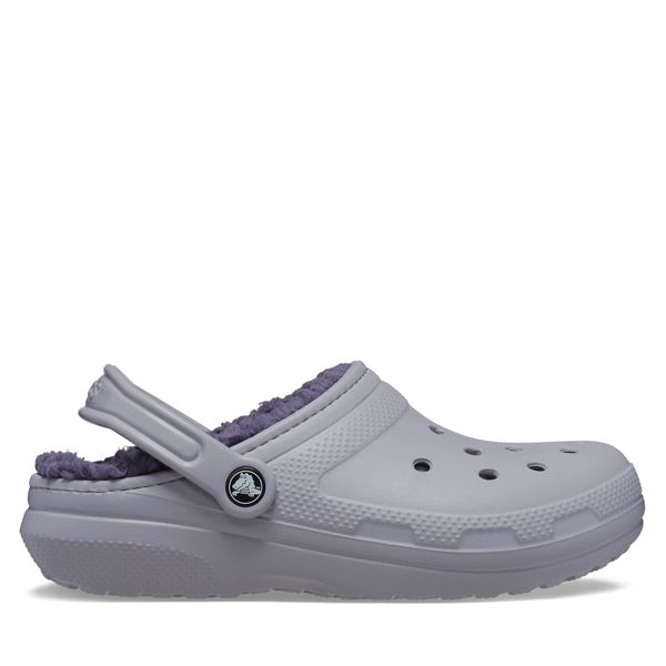 Crocs Natikači Crocs Classic Lined Clog 203591 Siva