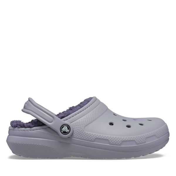 Crocs Natikači Crocs Classic Lined Clog 203591 Vijolična