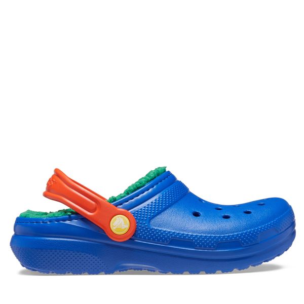 Crocs Natikači Crocs Classic Lined Clog Kids 207010 Modra