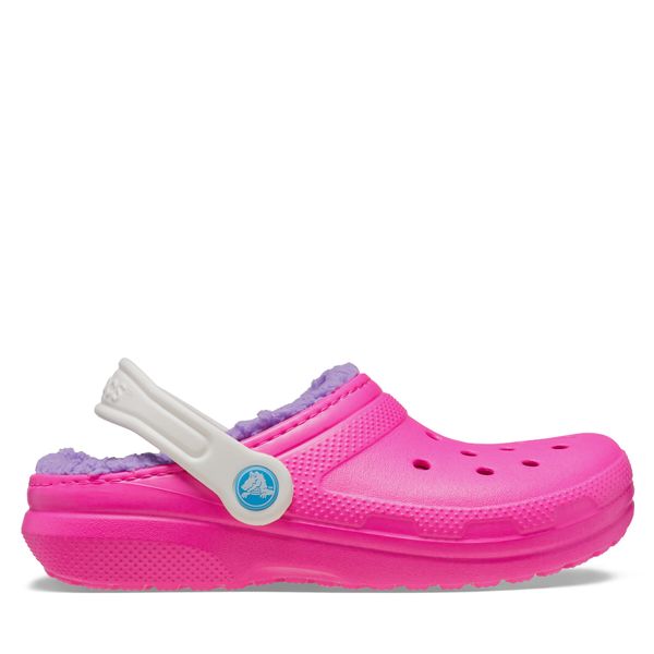 Crocs Natikači Crocs Classic Lined Clog Kids 207010 Roza