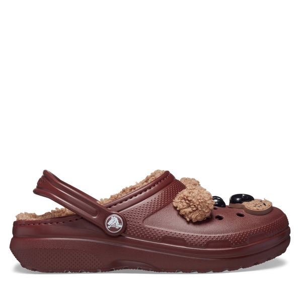 Crocs Natikači Crocs Classic Lined Iam Brown Bear Clog K 210399 Rjava