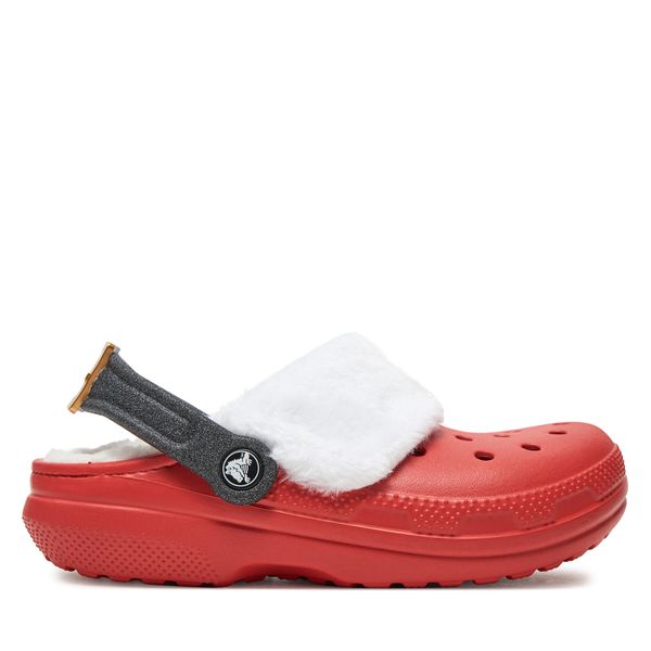 Crocs Natikači Crocs Classic Lined Santa Clog 210933 Rdeča