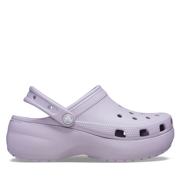 Crocs Natikači Crocs Classic Platform Clog W 206750 Siva