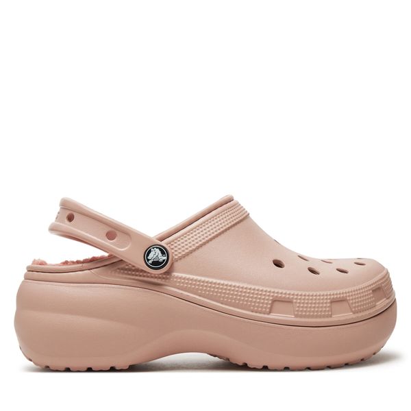 Crocs Natikači Crocs Classic Platform Lined Clog W 207938 Roza