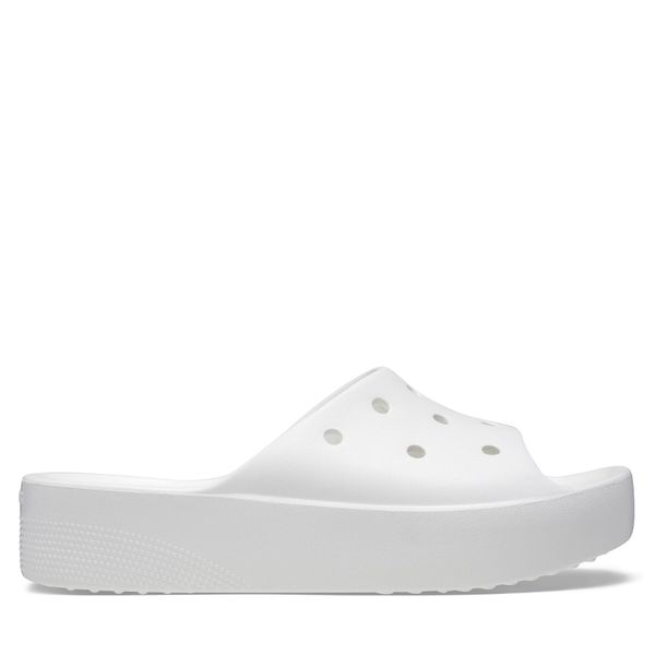 Crocs Natikači Crocs Classic Platform Slide 208180 Bela