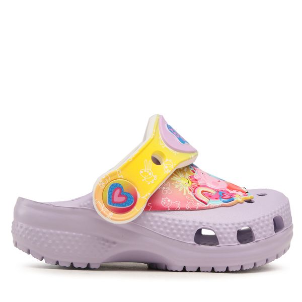 Crocs Natikači Crocs Cls Fl Iam Peppa Pig Cgt 207915 Vijolična