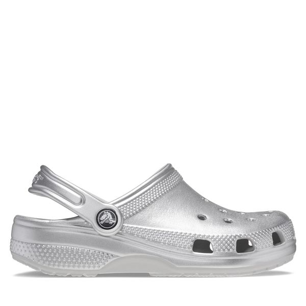 Crocs Natikači Crocs Crocs Classic Metallic Clog T 209198 Srebrna