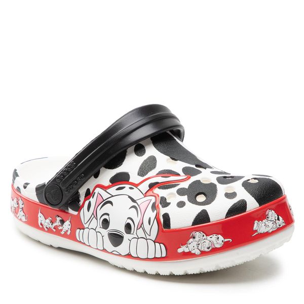 Crocs Natikači Crocs Fl 101 Dalmatians Clog K 207483 Bela