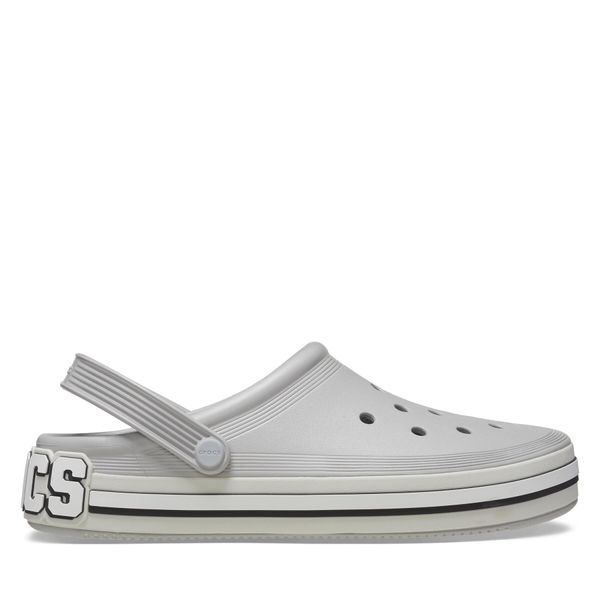 Crocs Natikači Crocs Off Court Logo Clog 209651 Siva