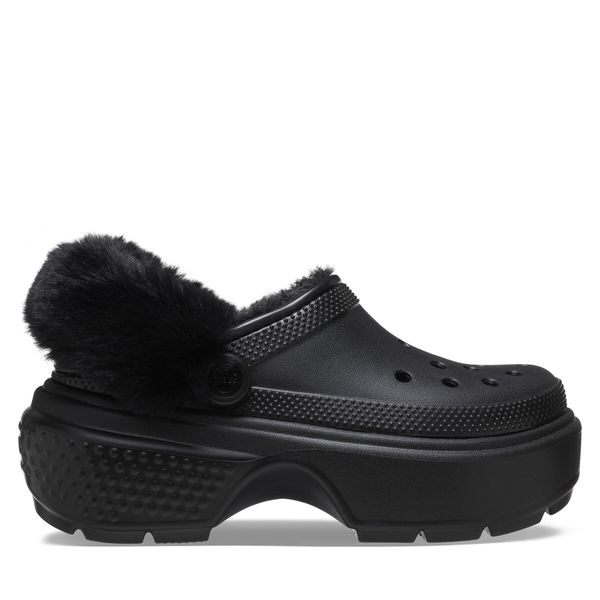 Crocs Natikači Crocs Stomp Lined Clog 208546 Črna