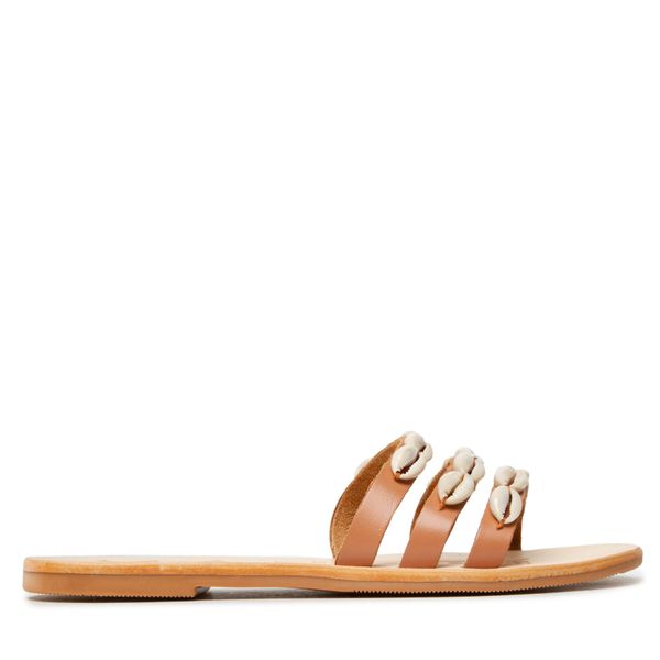 Manebi Natikači Manebi Leather Sandals S 0.1 Y0 Rjava