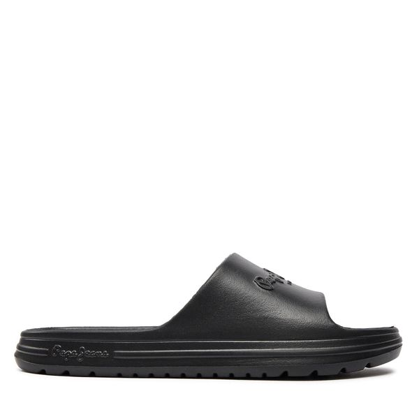 Pepe Jeans Natikači Pepe Jeans Beach Slide M PMS70159 Črna