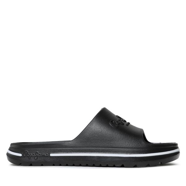 Pepe Jeans Natikači Pepe Jeans Beach Slide W PLS70131 Črna