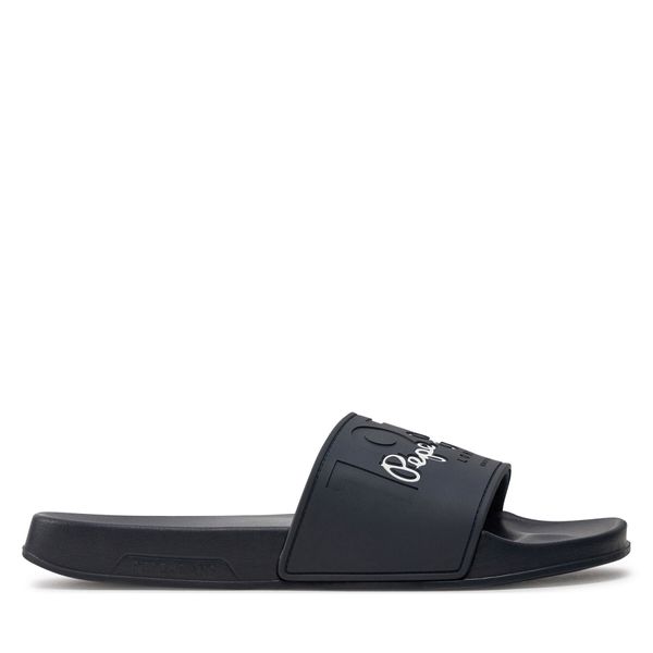 Pepe Jeans Natikači Pepe Jeans Slider Young M PMS70147 Mornarsko modra