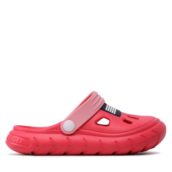 Tommy Hilfiger Natikači Tommy Hilfiger Flag Comfy Sandal T1A2-32780-0083 S Roza