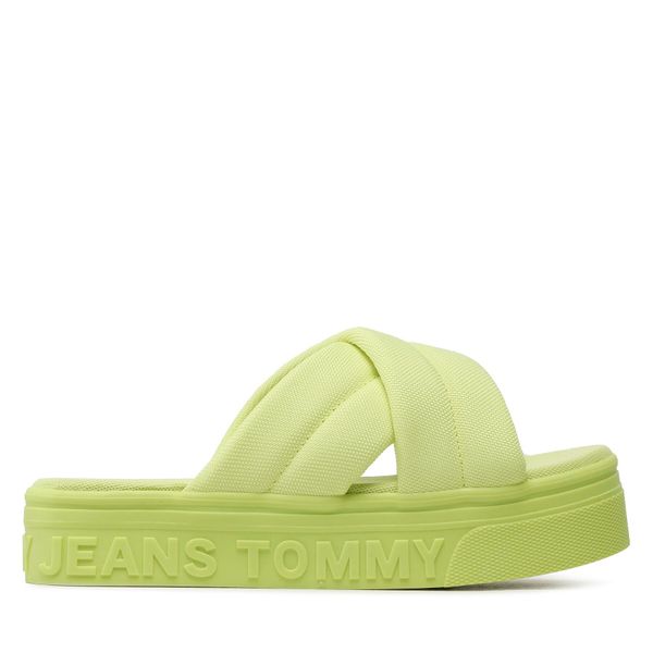 Tommy Jeans Natikači Tommy Jeans Fltfrm Sandal EN0EN02116 Light Citrus MSA