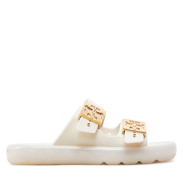 Tory Burch Natikači Tory Burch Buckle Bubble Jelly 149718 Bež