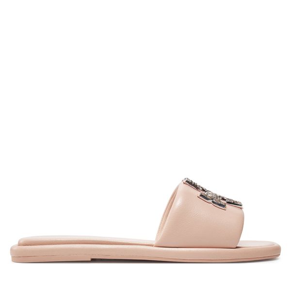 Tory Burch Natikači Tory Burch Double T Deco Sport Slide 158768 Roza