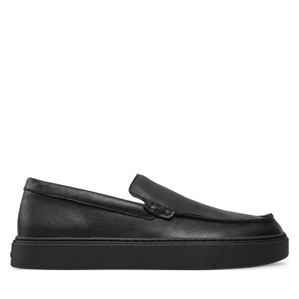 Calvin Klein Nizki čevlji Calvin Klein Moccasin Lth HM0HM01793 Črna