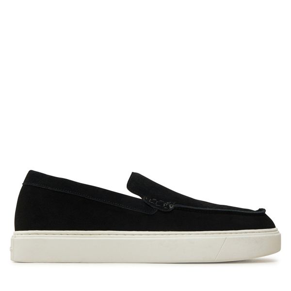 Calvin Klein Nizki čevlji Calvin Klein Moccasin Suede HM0HM01794 Črna