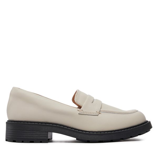 Clarks Nizki čevlji Clarks Orinoco2 Penny 26177778 Ivory Leather