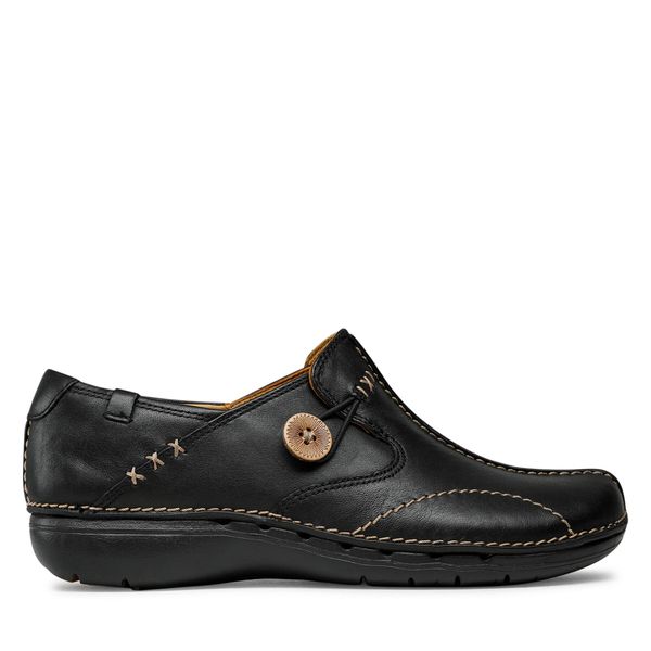 Clarks Nizki čevlji Clarks Un Loop 203128374 Črna