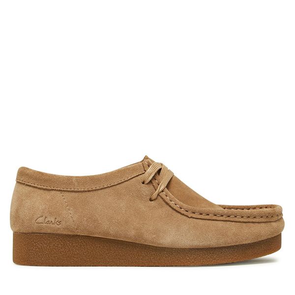 Clarks Nizki čevlji Clarks WallabeeEvoSh 261747474 Bež