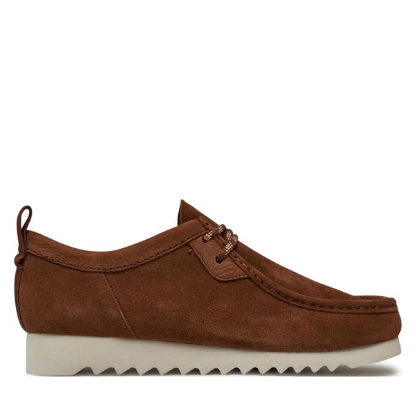 Clarks Nizki čevlji Clarks Wallabeeftrelo 26176225 Cola Suede