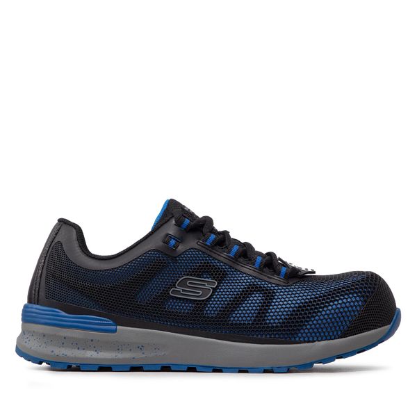 Skechers Nizki čevlji Skechers Bulklin 77180EC/BLU Črna