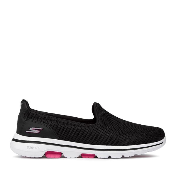 Skechers Nizki čevlji Skechers Go Walk 5 15901/BKHP Black/Hot Pink