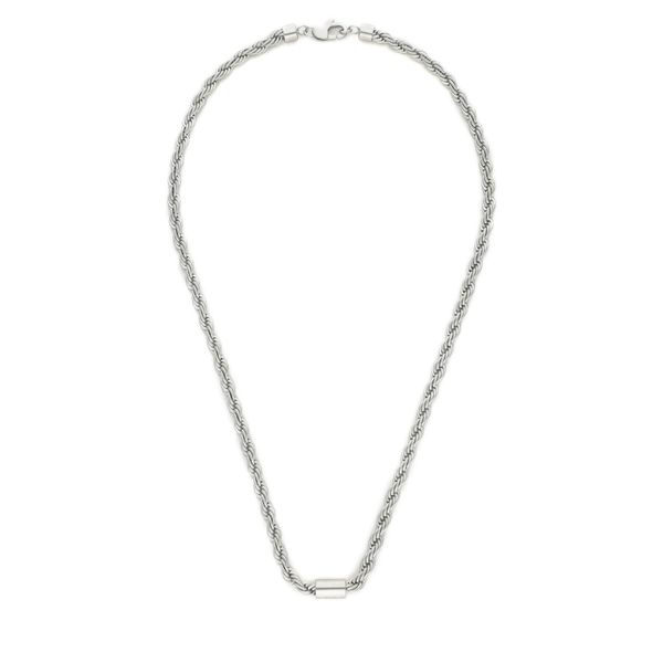 Armani Exchange Ogrlica Armani Exchange Icon Chains AXG0125040 Silver