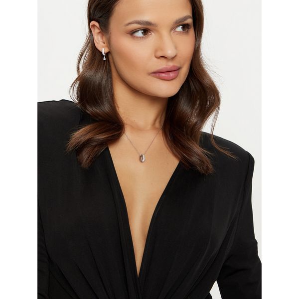 Guess Ogrlica Guess JSBN04 508JW Srebrna