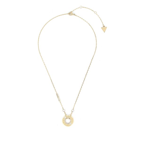 Guess Ogrlica Guess Just Guess JUBN03 110JW Pozlačeno z rumenim zlatom