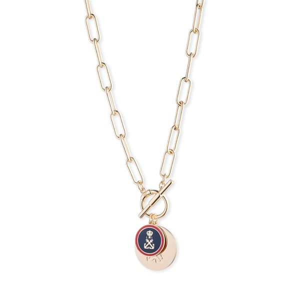 LAUREN RALPH LAUREN Ogrlica LAUREN RALPH LAUREN Nk 17In Nautical Charm Pendant 14N00559 Zlata