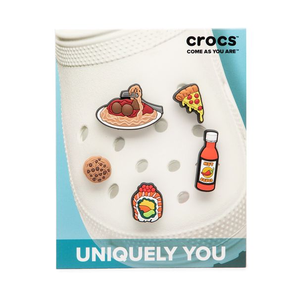 Crocs Okrasek za obutev Crocs Food Please 5 Pack 10008661 Pisana