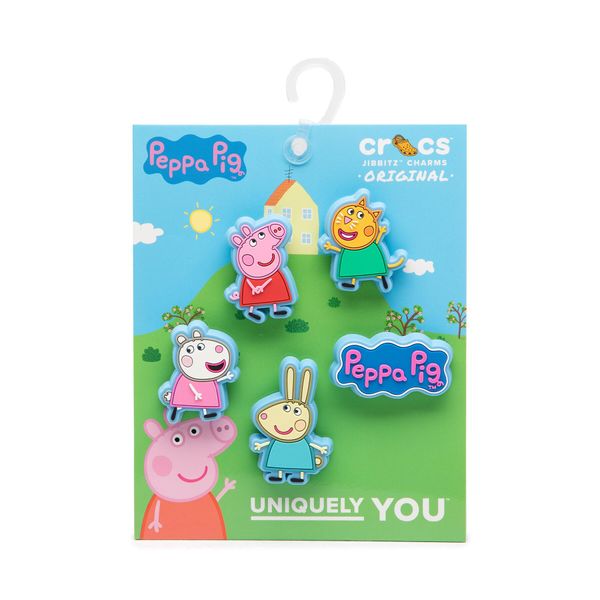 Crocs Okrasek za obutev Crocs Jibbitz Peppa Pig 5 Pack 10010006 Modra