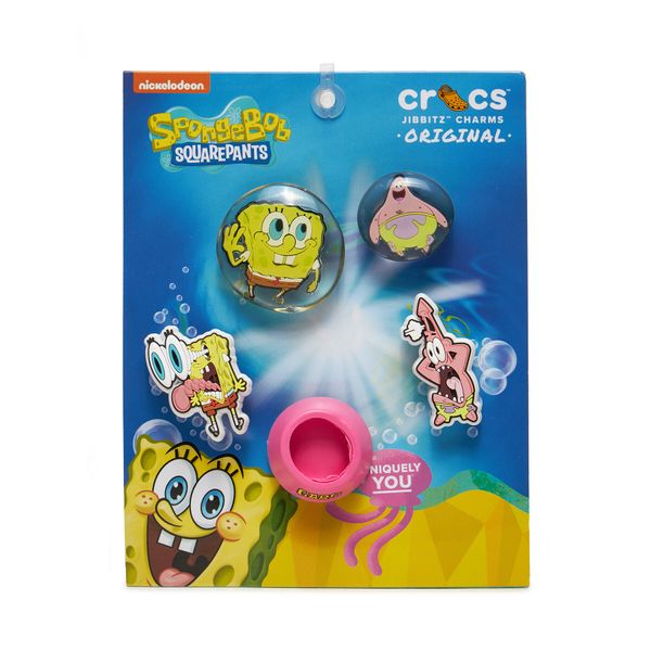 Crocs Okrasek za obutev Crocs Jibbitz Spongebob Bubble 5 Pck Pisana