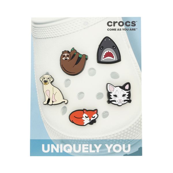 Crocs Okrasek za obutev Crocs Jibbitz™ Animal Lover 5 Pack 10008038 Pisana