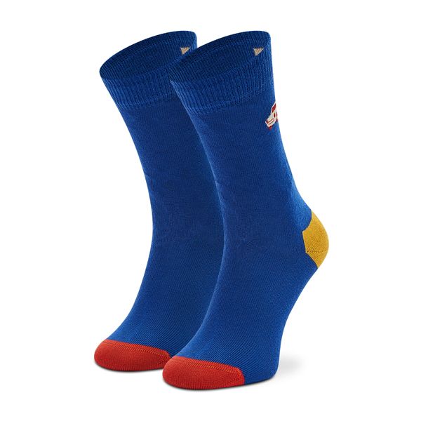 Happy Socks Otroške visoke nogavice Happy Socks KBECR01-6300 Modra