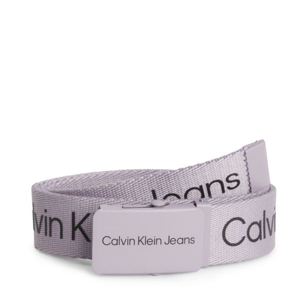 Calvin Klein Jeans Otroški pas Calvin Klein Jeans Canvas Logo Belt IU0IU00125 PCI