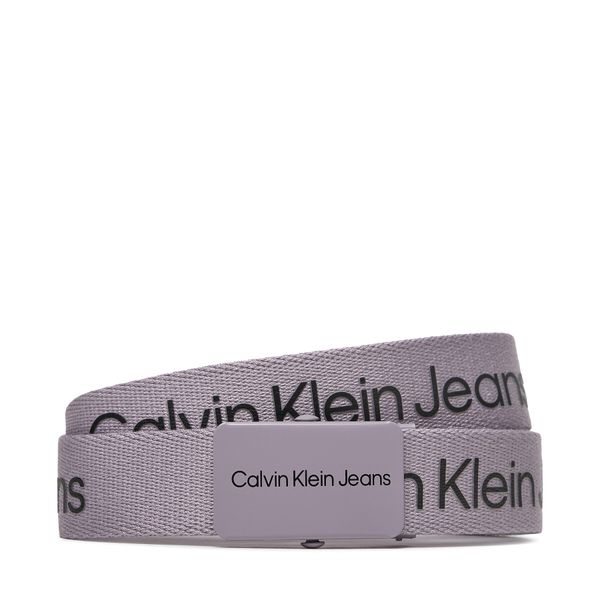 Calvin Klein Jeans Otroški pas Calvin Klein Jeans Canvas Logo Belt IU0IU00125 Vijolična