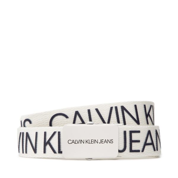 Calvin Klein Jeans Otroški pas Calvin Klein Jeans Canvas Logo Belt IU0IU00125 YBI