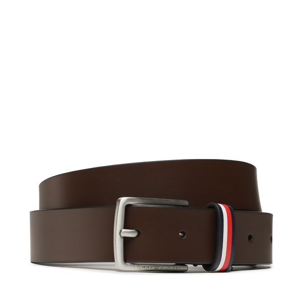 Tommy Hilfiger Otroški pas Tommy Hilfiger Leather Belt AU0AU01677 Rjava