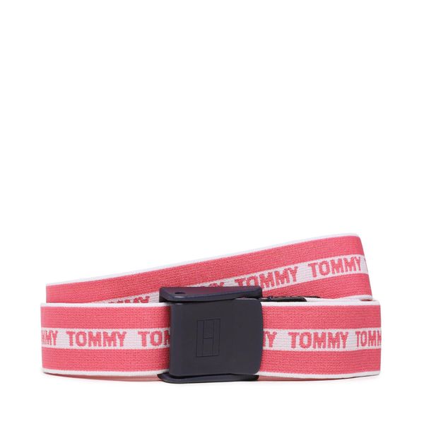 Tommy Hilfiger Otroški pas Tommy Hilfiger Tommy Webbing Belt AU0AU01557 Roza