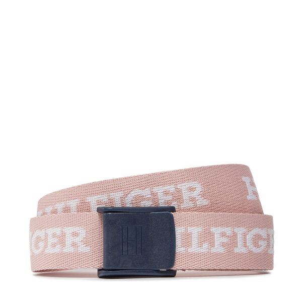 Tommy Hilfiger Otroški pas Tommy Hilfiger Webbing Belt AU0AU01854 Roza